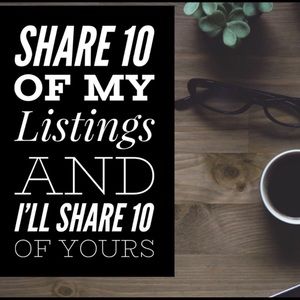 Share my listings and Ill share yours!!